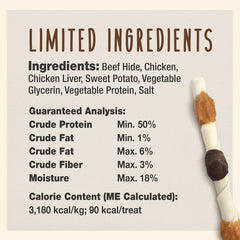 Cadet Gourmet Shish Kabob chews aid dental care by encouraging chewing and saliva production.