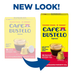 Cafe Bustelo aluminum espresso capsules for Nespresso Original Line machines deliver bold flavor