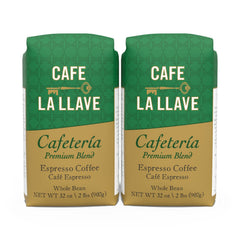 Cafe La Llave whole bean bag for premium Cuban espresso.