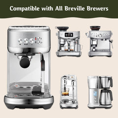 Breville espresso machine after descaling shows improved flow