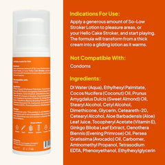 Cake So-Low Lotion at nightstand for easy access before moments of privacy.