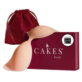 CAKES Body adhesive strapless bra front view for secure, reusable wear