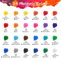 Caliart rich pigments for non-toxic, easy layering