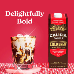 Califia Farms Arabica beans for a smooth, balanced cup.