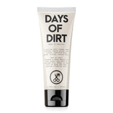 California Born Days of Dirt bottle front for quick, easy styling.