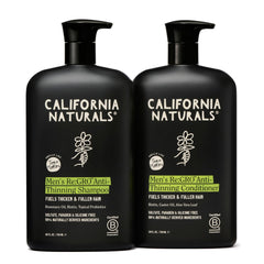 California Naturals Regro shampoo bottle; scalp stimulation for fuller roots.