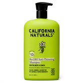 California Naturals Re:GRO shampoo bottle front promotes healthier scalp and fuller-looking hair