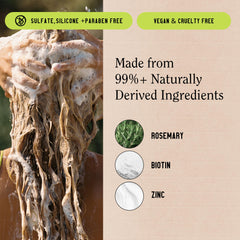 California Naturals Re:GRO shampoo ingredients show rosemary and biotin benefits