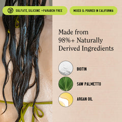 California Naturals Re:GRO rosemary-caffeine ingredients highlight follicle support