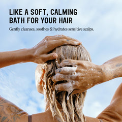 California Naturals Sensitive Scalp Conditioner bottle delivering deep hydration without weighing hair.