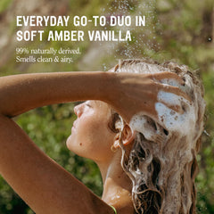 California Naturals Vanilla Bloom Conditioner bottle delivering smooth, hydrated finish.