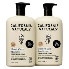 California Naturals Vanilla Bloom Shampoo bottle with vegan formula suitable for all hair types.