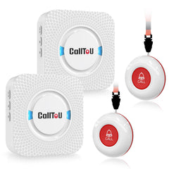 CallToU wireless caregiver pager with two receivers for reliable in-home alerts