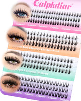 calphdiar bottom lash clusters natural: lightweight, natural look for daily eye definition.