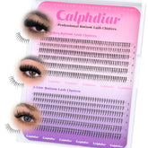 Calphdiar bottom lashes clusters in 5-7mm offer natural or manga looks.