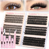 Calphdiar lash clusters kit with 30D-100D lengths for versatile looks