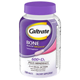 Caltrate 600 Plus D3 Plus Minerals bottle for bone health support