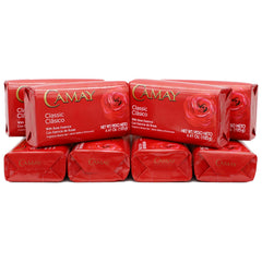 Camay Classic Rose Essence bar with pink surface for luxurious cleansing