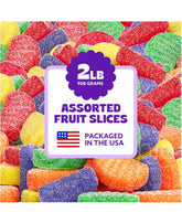 Cambie Fruit Slices assorted five flavors on display, ideal for gifting and snacking.