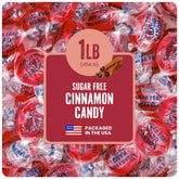 Cambie Sugar Free Cinnamon hard candy, individually wrapped for on-the-go freshness.