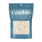 Cambie white chocolate couverture 28 percent packaging, ideal for professional use and stocking.