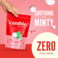Cambie zero sugar candy with refreshing mint flavor.