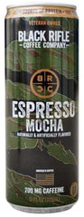 CAMEO Black Coffee Espresso Mocha label highlights gluten-free and protein notes.