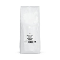 Cameron's Coffee Organic Breakfast Blend beans closeup highlighting color and aroma.