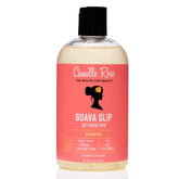 Camille Rose Guava Slip Detangling Shampoo bottle ready for detangling routine