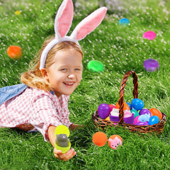 CAMIRUS colorful animal squishies inside eggs, ideal for Easter baskets.