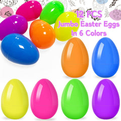 CAMIRUS fillable eggs in six colors ideal for games and hunts.