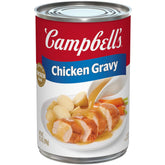 Campbell's Chicken Gravy can front view, ideal for roasting