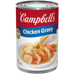 Campbell's Chicken Gravy can front view, ideal for roasting