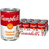 Campbell's condensed gluten free cream of chicken soup can as a pantry staple.
