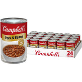 Campbell's Pork and Beans 11 oz can, side view for quick meals