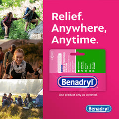 Camping first aid kit with Benadryl anti-itch cream included