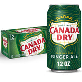 Canada Dry Ginger Ale can with crisp ginger flavor for a refreshing sip