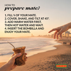 Canarias Yerba Mate gluten-free single-ingredient formula for pure yerba enjoyment.