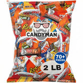 CANDYMAN 2lb assorted chocolate pack for versatile snacking on the go.