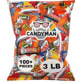 Candyman 3lb bulk chocolate minis assortment for quick office snacking.