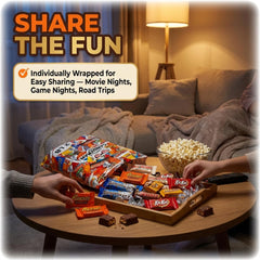 CANDYMAN individually wrapped candies ideal for sharing or on-the-go.