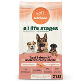 CANIDAE All Life Stages real salmon first bag promotes balanced nutrition for all dogs