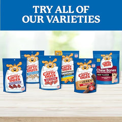 Canine Carry Outs beef-cheese treats resemble real beef in appearance