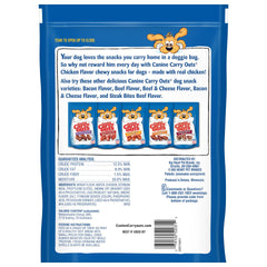 Canine Carry Outs chicken treats with playful shapes to boost treat excitement.