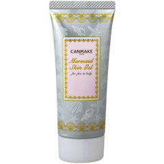 CANMAKE Mermaid Skin Gel 01 Clear bottle shows lightweight hydration for daily use