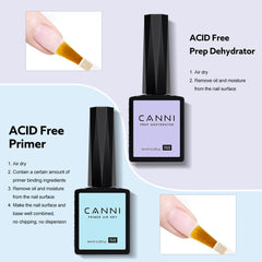 CANNI air-dry pre-dehydrator bottle shown for lamp-free prep.