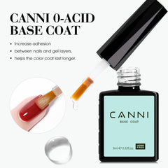 CANNI gel nail application under UV/LED lamp for quick curing