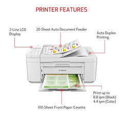 Canon PIXMA TR4720 front paper tray ready for fast, efficient document loading.