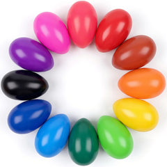 Canscci Easter Egg Crayons pack with 12 colors for kids' creative play.