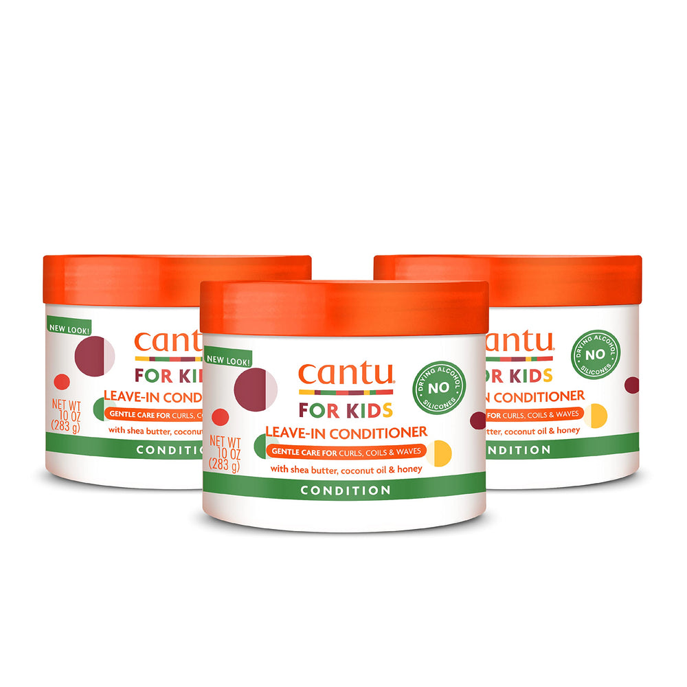 Cantu Kids Leave-In Conditioner bottle for gentle curl hydration.